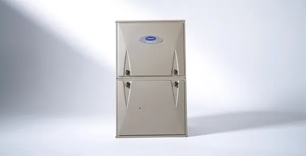 Carrier furnace unit displayed on a clean background